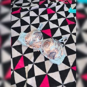 Blue paisley bra Victoria secret